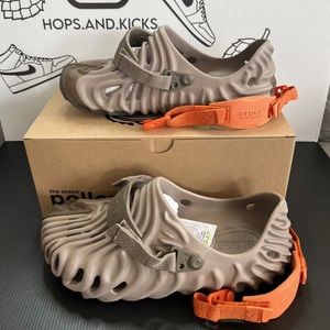 SALEHE BEMBURY X CROCS POLLEX CLOG TAN SIZE 7